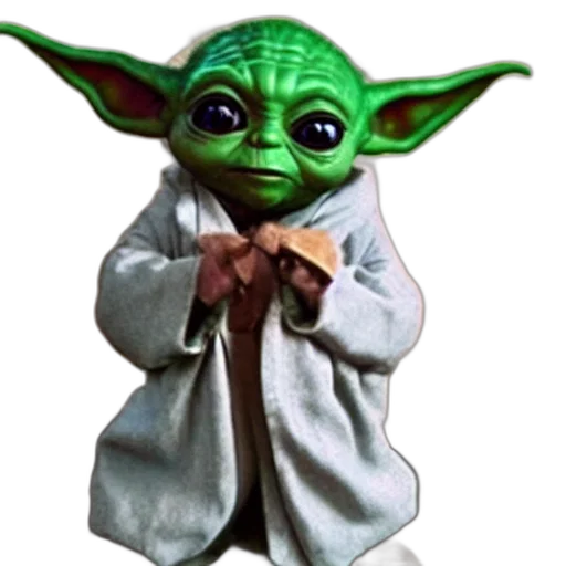staff, 3d render, photorealistic, concept art, baby, yoda, played, danny transparent PNG cut-out
