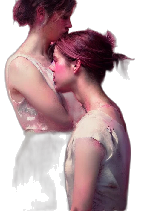 dress, photorealistic, oil painting, concept art transparent PNG cut-out