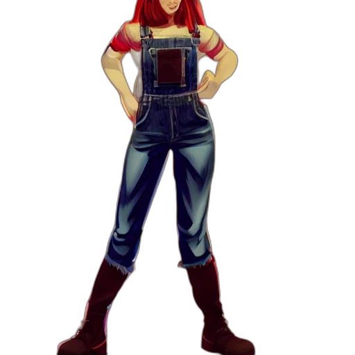 staff, pixel art, concept art, fantasy art, cartoon, red, full, body transparent PNG cut-out