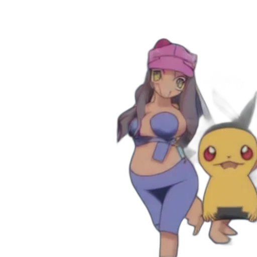 hat, concept art, anime, pixel art transparent PNG cut-out
