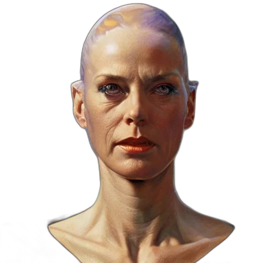 face, mask, robot, jewelry, photorealistic, concept art, 3d render, fantasy art transparent PNG cut-out