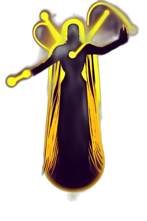 staff, dress, crown, hair, concept art, 3d render, fantasy art, cartoon transparent PNG cut-out