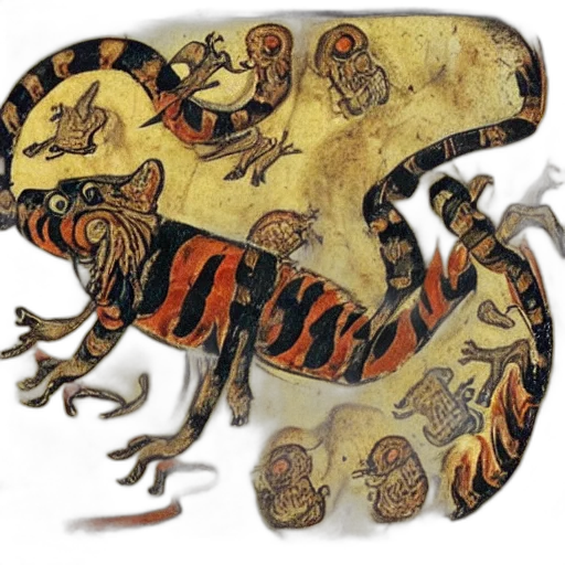 dragon, mask, animal, creature, concept art, fantasy art, watercolor, photorealistic transparent PNG cut-out