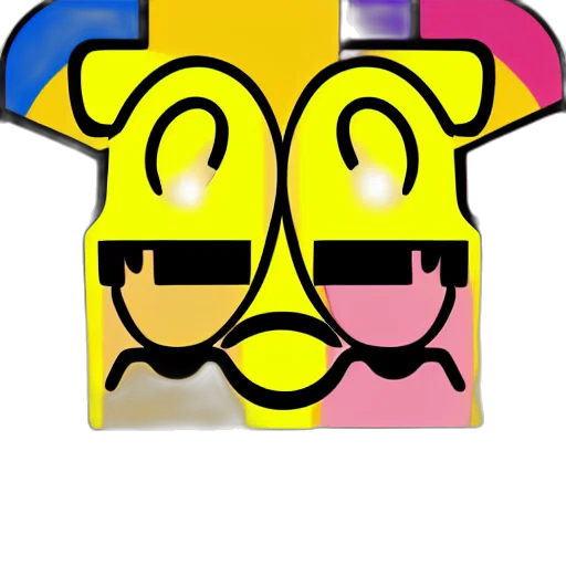 mask, face, hat, staff, cartoon, pixel art, 3d render, concept art transparent PNG cut-out