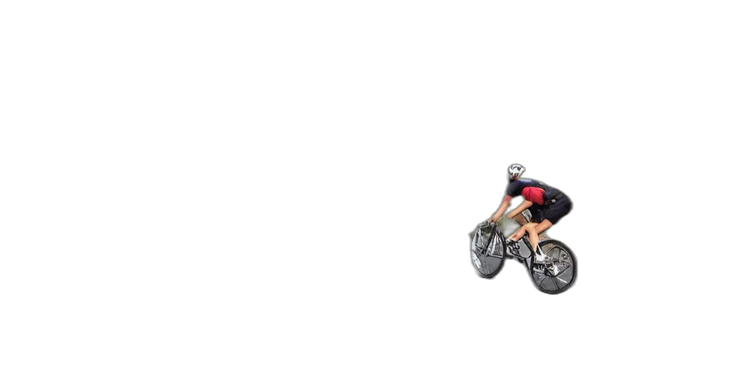 3d render, pixel art, concept art, photorealistic, man, riding, his, stationary transparent PNG cut-out