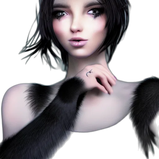 animal, creature, hair, jewelry transparent PNG cut-out