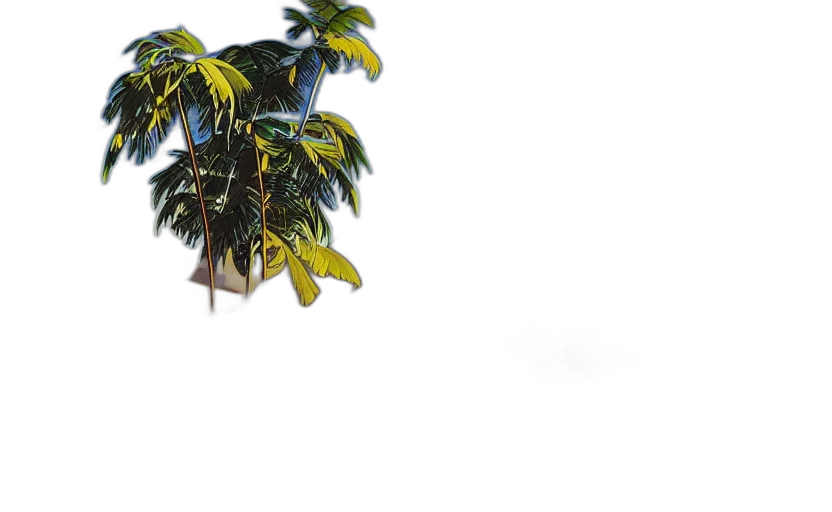tree, umbrella, dragon, staff transparent PNG cut-out