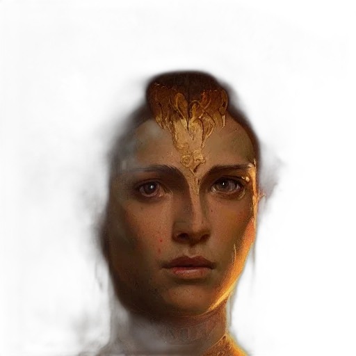 face, crown, robot, mask, concept art, photorealistic, fantasy art, pixel art transparent PNG cut-out