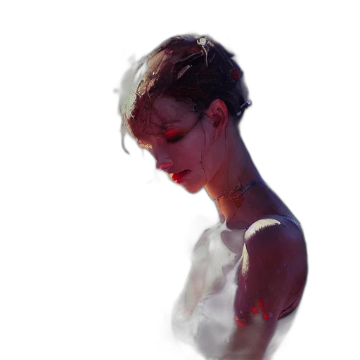 face, dress, mask, creature transparent PNG cut-out