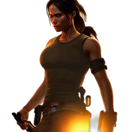 weapon, staff, concept art, comic book art, fantasy art, pixel art, golden, lara transparent PNG cut-out
