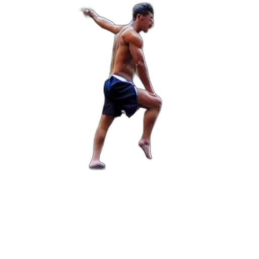 creature, animal, male, college, gymnasts, performing, stunts, around transparent PNG cut-out