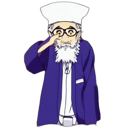 staff, jacket, hat, cartoon transparent PNG cut-out