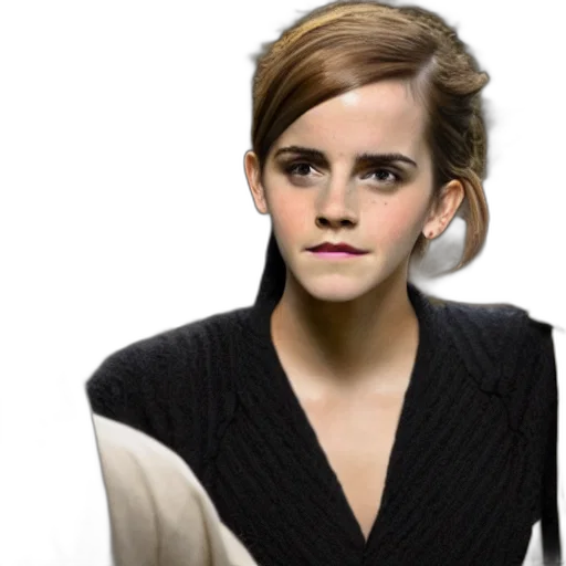face, dress, hair, jacket, photorealistic, cartoon, concept art, emma transparent PNG cut-out
