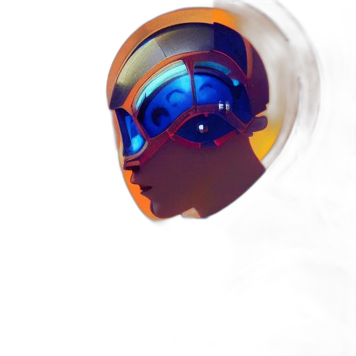 robot, mask, face, jewelry transparent PNG cut-out