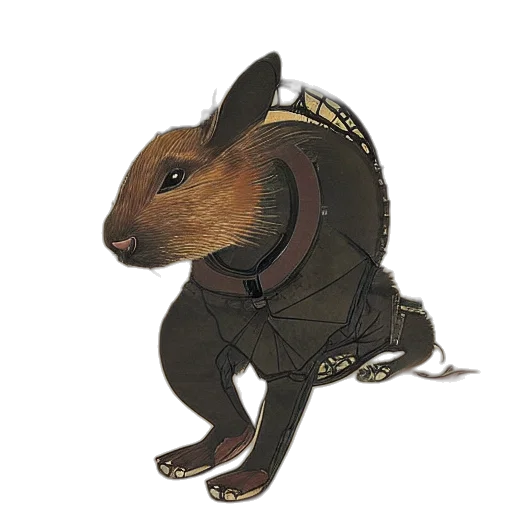 animal, staff, jacket, creature transparent PNG cut-out