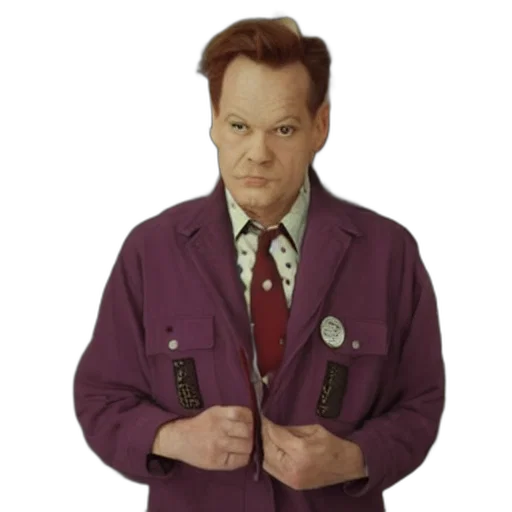 jacket, staff, barney, dinosaur transparent PNG cut-out