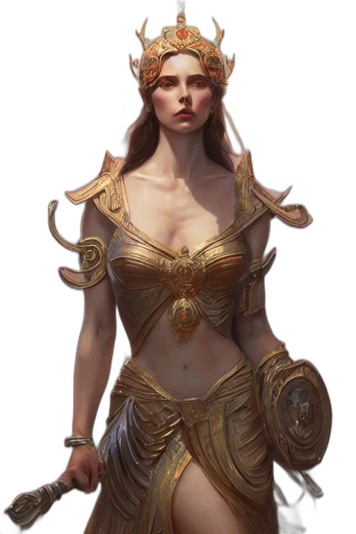 dress, jewelry, fantasy art, concept art transparent PNG cut-out