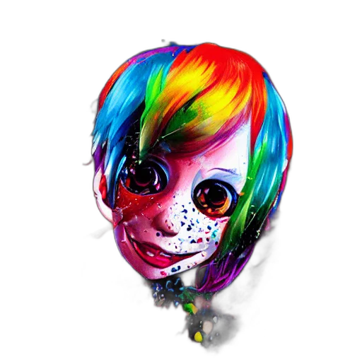 mask, face, 3d render, cartoon, photorealistic, fantasy art, colorful, illustration transparent PNG cut-out