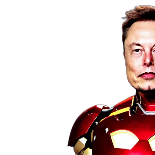 robot, elon, musk, iron transparent PNG cut-out