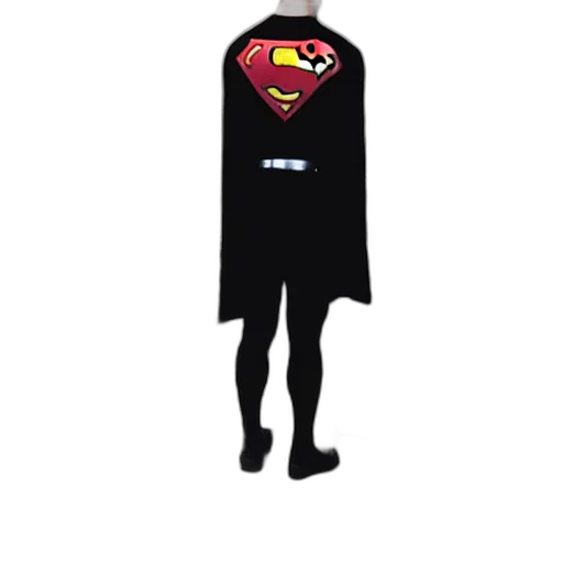 comic book art, concept art, superman, back transparent PNG cut-out