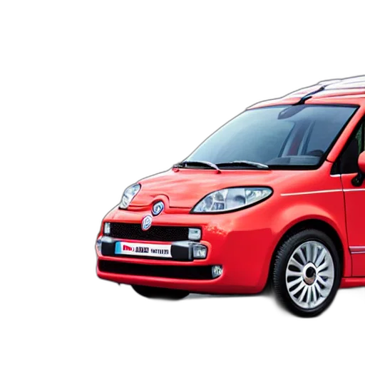 car, 3d render, photorealistic, family transparent PNG cut-out