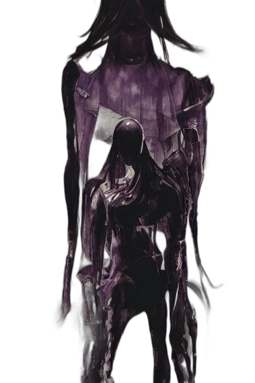 mask, creature, dress, staff transparent PNG cut-out