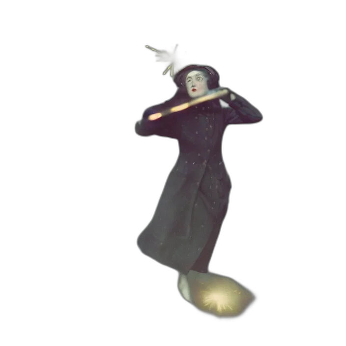 hat, staff, mask, robot, 3d render, concept art, pixel art, photorealistic transparent PNG cut-out