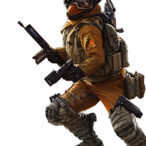 weapon, staff, animal, creature transparent PNG cut-out
