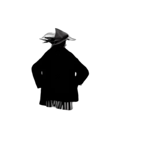 hat, jacket, staff, dress transparent PNG cut-out