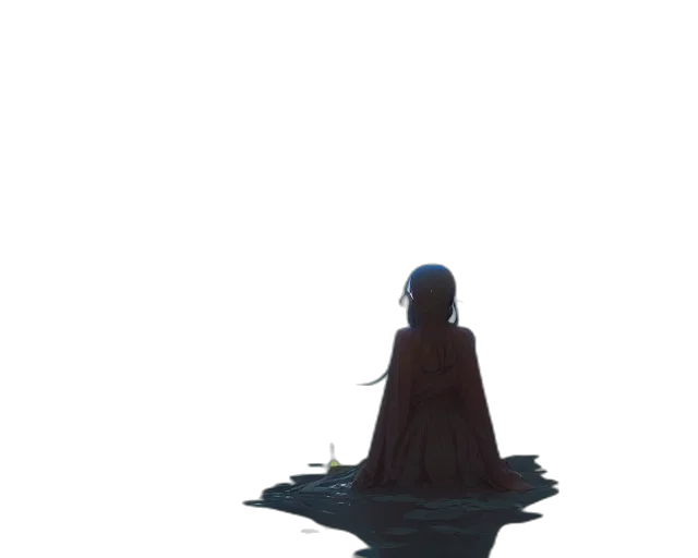 dress, crown, creature, sword, concept art, pixel art, anime, fantasy art transparent PNG cut-out