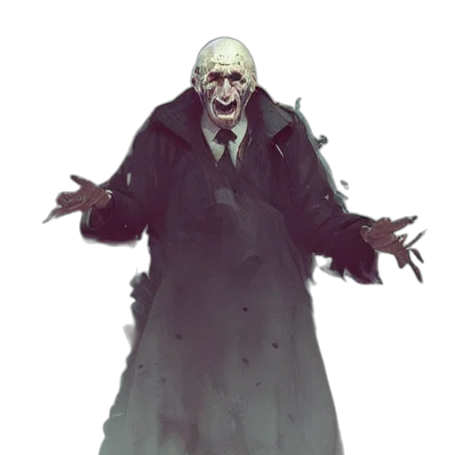 creature, face, jacket, mask, concept art, fantasy art, comic book art, pixel art transparent PNG cut-out