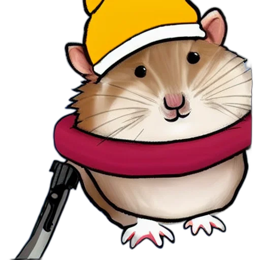 staff, hat, weapon, animal transparent PNG cut-out