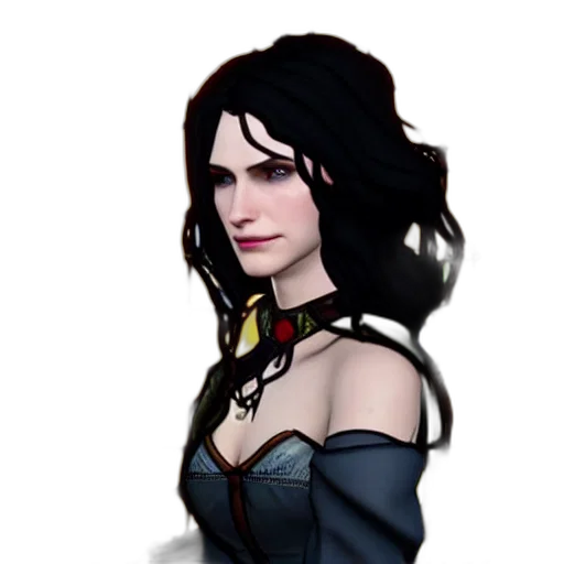 staff, face, dress, jewelry, fantasy art, pixel art, concept art, 3d render transparent PNG cut-out