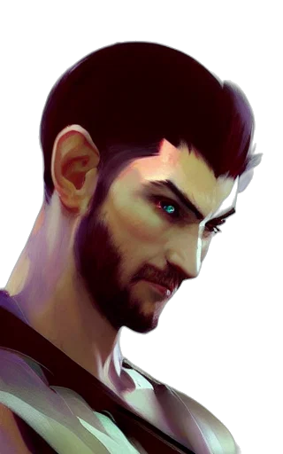 face, dragon, staff, robot transparent PNG cut-out