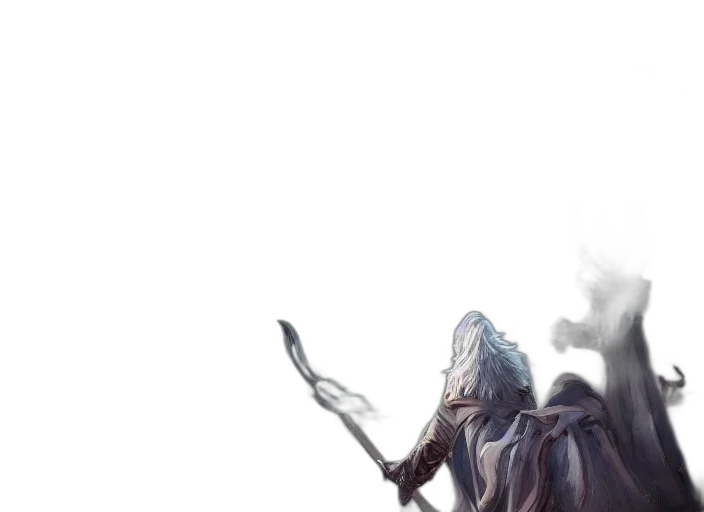 sword, staff, weapon, creature transparent PNG cut-out