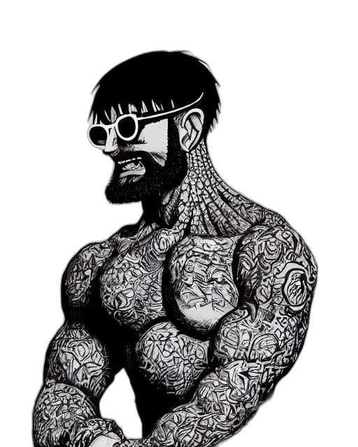 creature, animal, comic book art, cartoon transparent PNG cut-out
