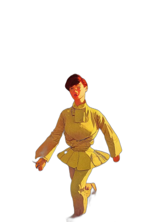 dress, staff, robot, jacket transparent PNG cut-out