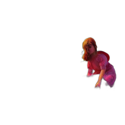 creature, animal, hair, robot, 3d render, vaporwave, concept art, pixel art transparent PNG cut-out