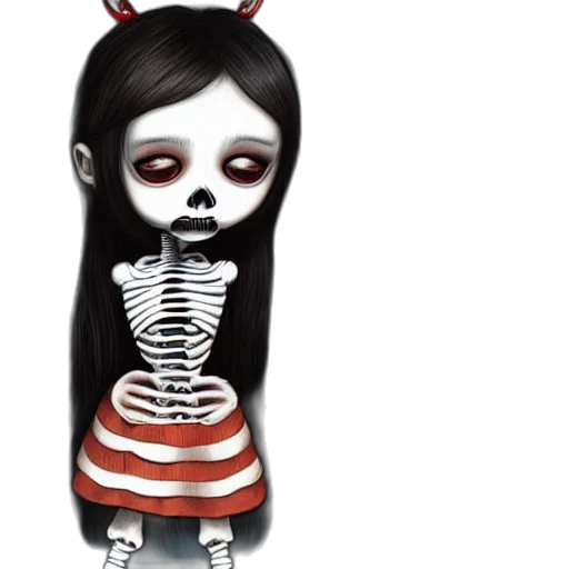 dress, creature, concept art, cartoon transparent PNG cut-out
