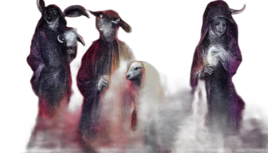 animal, creature, mask, concept art transparent PNG cut-out