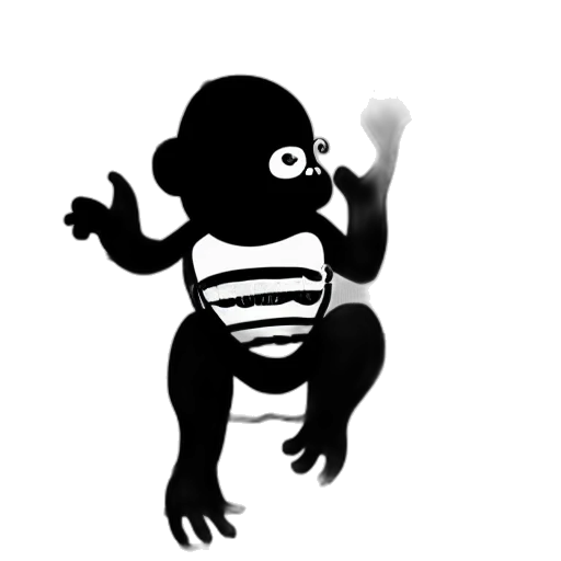 creature, animal, robot, mask, concept art, 3d render, pixel art, cartoon transparent PNG cut-out
