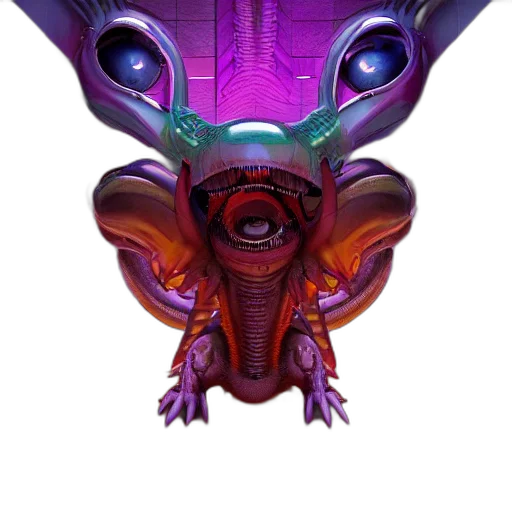 dragon, creature, mask, face transparent PNG cut-out