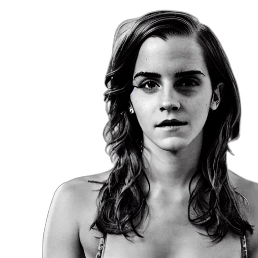 face, dress, photorealistic, comic book art, concept art, cartoon, emma, watson transparent PNG cut-out