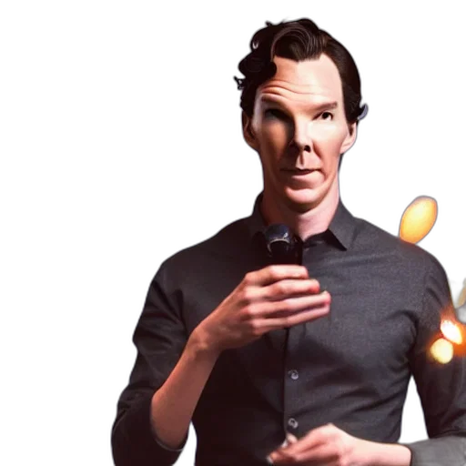 concept art, fire, benedict, cumberbatch transparent PNG cut-out