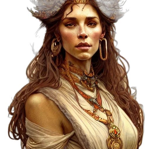 face, jewelry, crown, staff transparent PNG cut-out