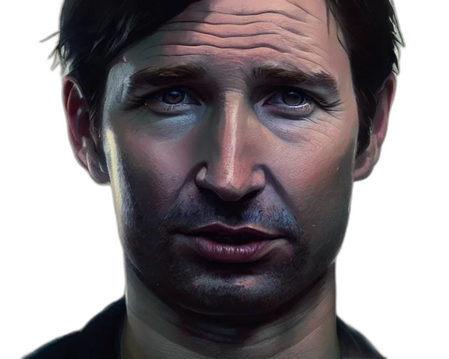 face, photorealistic, concept art, comic book art transparent PNG cut-out