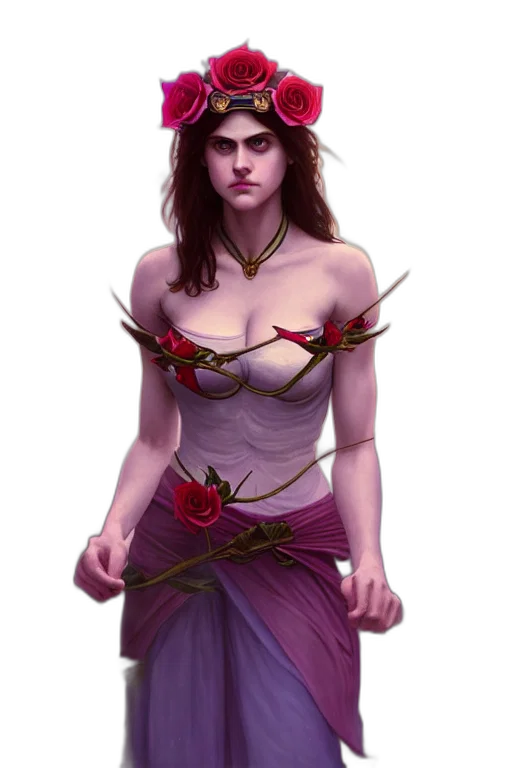 dress, jewelry, staff, fantasy art, concept art, pixel art, comic book art, red transparent PNG cut-out