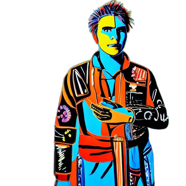 jacket, comic book art, cartoon, concept art transparent PNG cut-out
