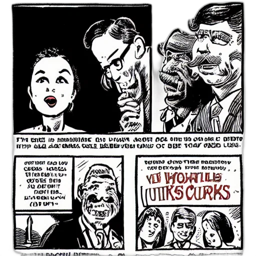 comic book art, cartoon, robert, crumb transparent PNG cut-out