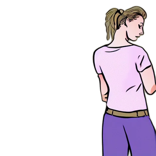jacket, dress, staff, cartoon, concept art, comic book art, pixel art, pastel transparent PNG cut-out